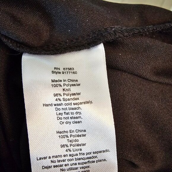 SLNY Maxi Dress Size 16 NWT Black & Purple Floral Print Chiffon Satin Waist - Picture 7 of 9